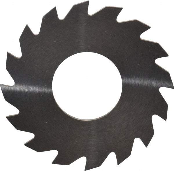 RobbJack - 1-1/4" Diam x 0.04" Blade Thickness x 1/2" Arbor Hole Diam, 16 Tooth Slitting and Slotting Saw - Arbor Connection, Right Hand, Uncoated, Solid Carbide, Concave Ground - Industrial Tool & Supply