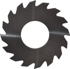 RobbJack - 1-1/4" Diam x 0.04" Blade Thickness x 1/2" Arbor Hole Diam, 16 Tooth Slitting and Slotting Saw - Arbor Connection, Right Hand, Uncoated, Solid Carbide, Concave Ground - Industrial Tool & Supply