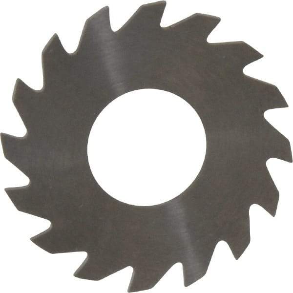 RobbJack - 1-1/4" Diam x 0.051" Blade Thickness x 1/2" Arbor Hole Diam, 16 Tooth Slitting and Slotting Saw - Arbor Connection, Right Hand, Uncoated, Solid Carbide, Concave Ground - Industrial Tool & Supply