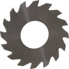 RobbJack - 1-1/4" Diam x 0.051" Blade Thickness x 1/2" Arbor Hole Diam, 16 Tooth Slitting and Slotting Saw - Arbor Connection, Right Hand, Uncoated, Solid Carbide, Concave Ground - Industrial Tool & Supply