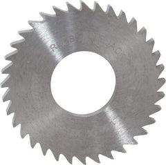 RobbJack - 1-1/4" Diam x 1/8" Blade Thickness x 1/2" Arbor Hole Diam, 36 Tooth Slitting and Slotting Saw - Arbor Connection, Right Hand, Uncoated, Solid Carbide, Concave Ground - Industrial Tool & Supply