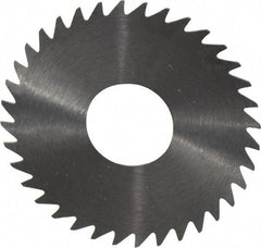 RobbJack - 1-1/2" Diam x 0.0156" Blade Thickness x 1/2" Arbor Hole Diam, 36 Tooth Slitting and Slotting Saw - Arbor Connection, Right Hand, Uncoated, Solid Carbide, Concave Ground - Industrial Tool & Supply