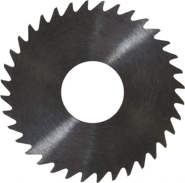 RobbJack - 1-1/2" Diam x 0.02" Blade Thickness x 1/2" Arbor Hole Diam, 36 Tooth Slitting and Slotting Saw - Arbor Connection, Right Hand, Uncoated, Solid Carbide, Concave Ground - Industrial Tool & Supply
