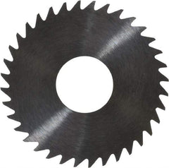 RobbJack - 1-1/2" Diam x 0.02" Blade Thickness x 1/2" Arbor Hole Diam, 36 Tooth Slitting and Slotting Saw - Arbor Connection, Right Hand, Uncoated, Solid Carbide, Concave Ground - Industrial Tool & Supply