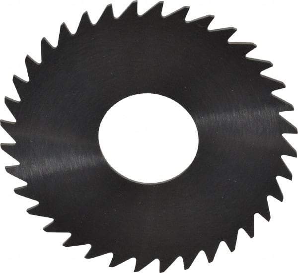 RobbJack - 1-1/2" Diam x 0.025" Blade Thickness x 1/2" Arbor Hole Diam, 36 Tooth Slitting and Slotting Saw - Arbor Connection, Right Hand, Uncoated, Solid Carbide, Concave Ground - Industrial Tool & Supply