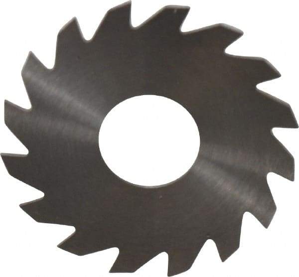 RobbJack - 1-1/2" Diam x 0.028" Blade Thickness x 1/2" Arbor Hole Diam, 16 Tooth Slitting and Slotting Saw - Arbor Connection, Right Hand, Uncoated, Solid Carbide, Concave Ground - Industrial Tool & Supply