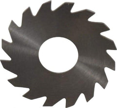 RobbJack - 1-1/2" Diam x 0.028" Blade Thickness x 1/2" Arbor Hole Diam, 16 Tooth Slitting and Slotting Saw - Arbor Connection, Right Hand, Uncoated, Solid Carbide, Concave Ground - Industrial Tool & Supply