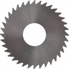 RobbJack - 1-1/2" Diam x 0.0312" Blade Thickness x 1/2" Arbor Hole Diam, 36 Tooth Slitting and Slotting Saw - Arbor Connection, Right Hand, Uncoated, Solid Carbide, Concave Ground - Industrial Tool & Supply