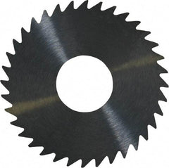 RobbJack - 1-1/2" Diam x 0.04" Blade Thickness x 1/2" Arbor Hole Diam, 36 Tooth Slitting and Slotting Saw - Arbor Connection, Right Hand, Uncoated, Solid Carbide, Concave Ground - Industrial Tool & Supply