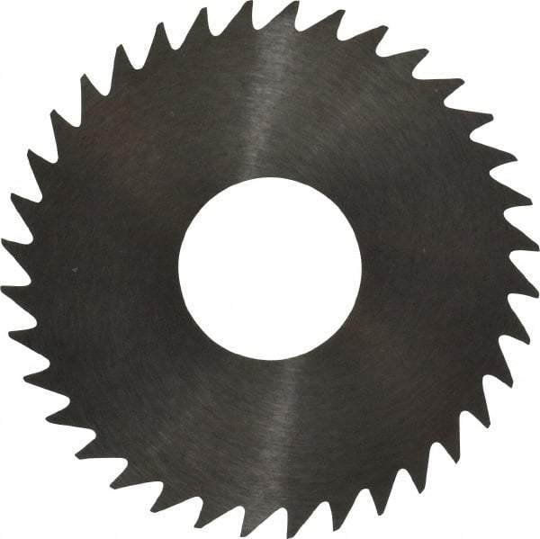 RobbJack - 1-1/2" Diam x 0.0468" Blade Thickness x 1/2" Arbor Hole Diam, 36 Tooth Slitting and Slotting Saw - Arbor Connection, Right Hand, Uncoated, Solid Carbide, Concave Ground - Industrial Tool & Supply