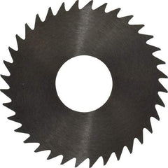 RobbJack - 1-1/2" Diam x 0.0468" Blade Thickness x 1/2" Arbor Hole Diam, 36 Tooth Slitting and Slotting Saw - Arbor Connection, Right Hand, Uncoated, Solid Carbide, Concave Ground - Industrial Tool & Supply
