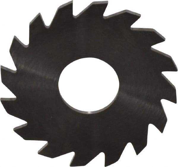 RobbJack - 1-1/2" Diam x 1/16" Blade Thickness x 1/2" Arbor Hole Diam, 16 Tooth Slitting and Slotting Saw - Arbor Connection, Right Hand, Uncoated, Solid Carbide, Concave Ground - Industrial Tool & Supply