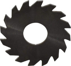 RobbJack - 1-1/2" Diam x 1/16" Blade Thickness x 1/2" Arbor Hole Diam, 16 Tooth Slitting and Slotting Saw - Arbor Connection, Right Hand, Uncoated, Solid Carbide, Concave Ground - Industrial Tool & Supply