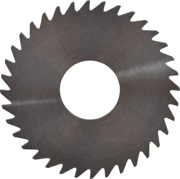 RobbJack - 1-1/2" Diam x 1/16" Blade Thickness x 1/2" Arbor Hole Diam, 36 Tooth Slitting and Slotting Saw - Arbor Connection, Right Hand, Uncoated, Solid Carbide, Concave Ground - Industrial Tool & Supply