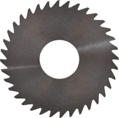 RobbJack - 1-1/2" Diam x 1/16" Blade Thickness x 1/2" Arbor Hole Diam, 36 Tooth Slitting and Slotting Saw - Arbor Connection, Right Hand, Uncoated, Solid Carbide, Concave Ground - Industrial Tool & Supply