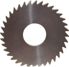 RobbJack - 1-1/2" Diam x 0.0781" Blade Thickness x 1/2" Arbor Hole Diam, 36 Tooth Slitting and Slotting Saw - Arbor Connection, Right Hand, Uncoated, Solid Carbide, Concave Ground - Industrial Tool & Supply