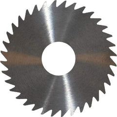 RobbJack - 1-3/4" Diam x 0.0156" Blade Thickness x 1/2" Arbor Hole Diam, 36 Tooth Slitting and Slotting Saw - Arbor Connection, Right Hand, Uncoated, Solid Carbide, Concave Ground - Industrial Tool & Supply
