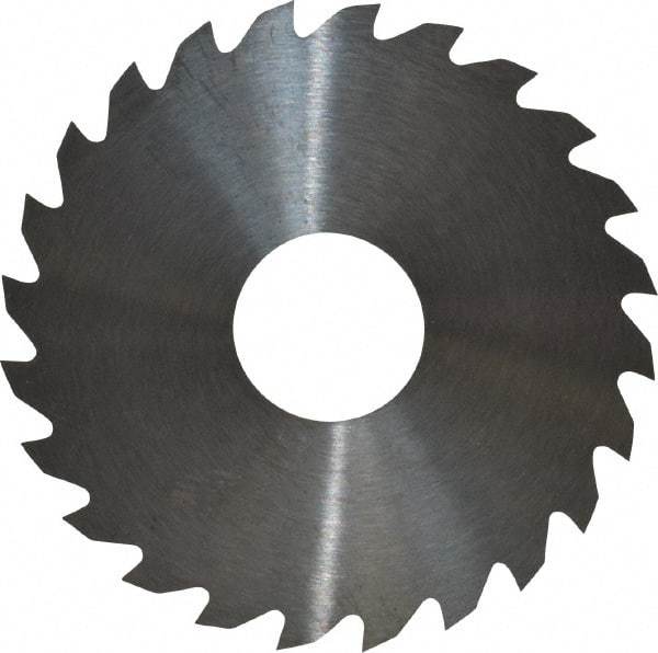 RobbJack - 1-3/4" Diam x 0.02" Blade Thickness x 1/2" Arbor Hole Diam, 24 Tooth Slitting and Slotting Saw - Arbor Connection, Right Hand, Uncoated, Solid Carbide, Concave Ground - Industrial Tool & Supply