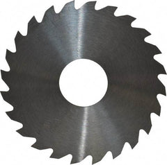 RobbJack - 1-3/4" Diam x 0.02" Blade Thickness x 1/2" Arbor Hole Diam, 24 Tooth Slitting and Slotting Saw - Arbor Connection, Right Hand, Uncoated, Solid Carbide, Concave Ground - Industrial Tool & Supply