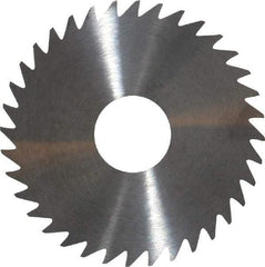 RobbJack - 1-3/4" Diam x 0.02" Blade Thickness x 1/2" Arbor Hole Diam, 36 Tooth Slitting and Slotting Saw - Arbor Connection, Right Hand, Uncoated, Solid Carbide, Concave Ground - Industrial Tool & Supply