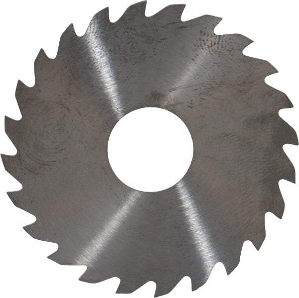 RobbJack - 1-3/4" Diam x 0.04" Blade Thickness x 1/2" Arbor Hole Diam, 24 Tooth Slitting and Slotting Saw - Arbor Connection, Right Hand, Uncoated, Solid Carbide, Concave Ground - Industrial Tool & Supply
