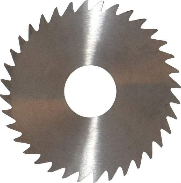 RobbJack - 1-3/4" Diam x 0.0468" Blade Thickness x 1/2" Arbor Hole Diam, 36 Tooth Slitting and Slotting Saw - Arbor Connection, Right Hand, Uncoated, Solid Carbide, Concave Ground - Industrial Tool & Supply