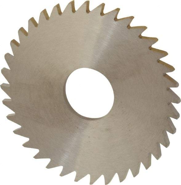 RobbJack - 1-3/4" Diam x 0.0781" Blade Thickness x 1/2" Arbor Hole Diam, 36 Tooth Slitting and Slotting Saw - Arbor Connection, Right Hand, Uncoated, Solid Carbide, Concave Ground - Industrial Tool & Supply