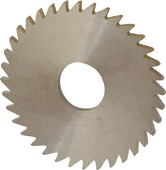 RobbJack - 1-3/4" Diam x 0.0781" Blade Thickness x 1/2" Arbor Hole Diam, 36 Tooth Slitting and Slotting Saw - Arbor Connection, Right Hand, Uncoated, Solid Carbide, Concave Ground - Industrial Tool & Supply