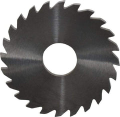 RobbJack - 1-3/4" Diam x 0.0937" Blade Thickness x 1/2" Arbor Hole Diam, 24 Tooth Slitting and Slotting Saw - Arbor Connection, Right Hand, Uncoated, Solid Carbide, Concave Ground - Industrial Tool & Supply