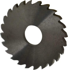RobbJack - 1-3/4" Diam x 1/8" Blade Thickness x 1/2" Arbor Hole Diam, 24 Tooth Slitting and Slotting Saw - Arbor Connection, Right Hand, Uncoated, Solid Carbide, Concave Ground - Industrial Tool & Supply