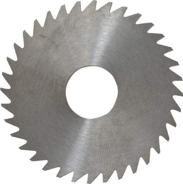 RobbJack - 1-3/4" Diam x 1/8" Blade Thickness x 1/2" Arbor Hole Diam, 36 Tooth Slitting and Slotting Saw - Arbor Connection, Right Hand, Uncoated, Solid Carbide, Concave Ground - Industrial Tool & Supply