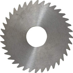 RobbJack - 1-3/4" Diam x 1/8" Blade Thickness x 1/2" Arbor Hole Diam, 36 Tooth Slitting and Slotting Saw - Arbor Connection, Right Hand, Uncoated, Solid Carbide, Concave Ground - Industrial Tool & Supply