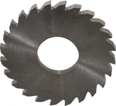 RobbJack - 1-3/4" Diam x 1/8" Blade Thickness x 5/8" Arbor Hole Diam, 24 Tooth Slitting and Slotting Saw - Arbor Connection, Right Hand, Uncoated, Solid Carbide, Concave Ground - Industrial Tool & Supply