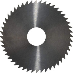 RobbJack - 2" Diam x 0.0156" Blade Thickness x 1/2" Arbor Hole Diam, 48 Tooth Slitting and Slotting Saw - Arbor Connection, Right Hand, Uncoated, Solid Carbide, Concave Ground - Industrial Tool & Supply