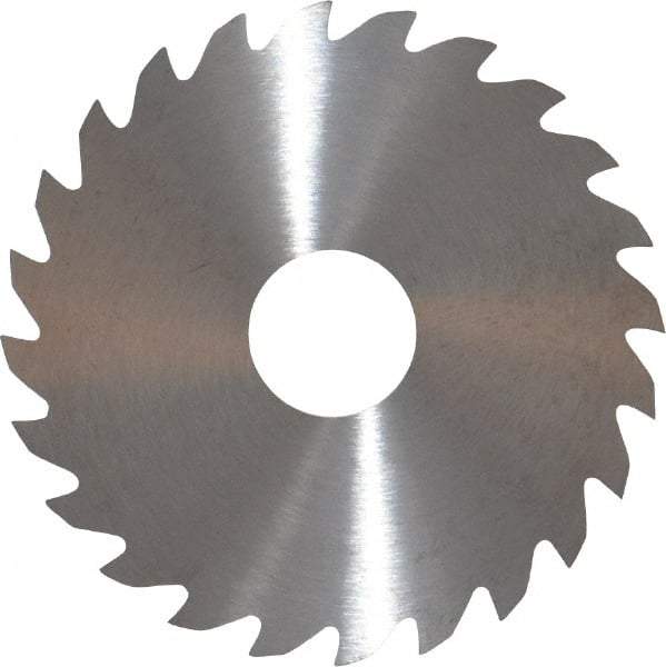 RobbJack - 2" Diam x 0.04" Blade Thickness x 1/2" Arbor Hole Diam, 24 Tooth Slitting and Slotting Saw - Arbor Connection, Right Hand, Uncoated, Solid Carbide, Concave Ground - Industrial Tool & Supply