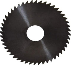 RobbJack - 2" Diam x 0.04" Blade Thickness x 1/2" Arbor Hole Diam, 48 Tooth Slitting and Slotting Saw - Arbor Connection, Right Hand, Uncoated, Solid Carbide, Concave Ground - Industrial Tool & Supply