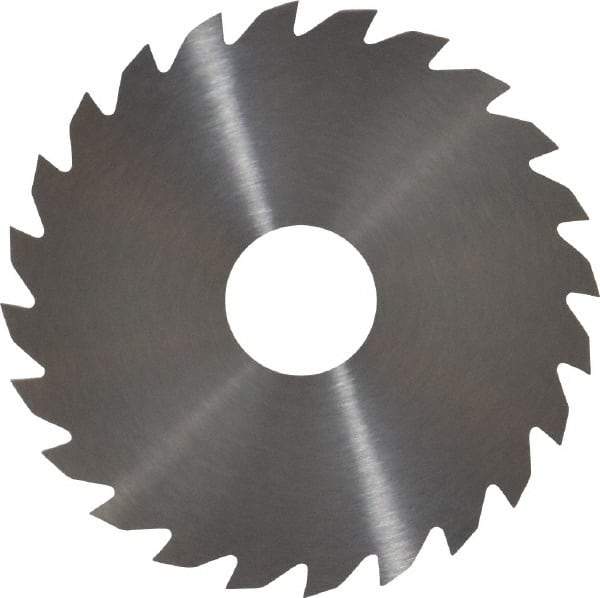 RobbJack - 2" Diam x 0.0468" Blade Thickness x 1/2" Arbor Hole Diam, 24 Tooth Slitting and Slotting Saw - Arbor Connection, Right Hand, Uncoated, Solid Carbide, Concave Ground - Industrial Tool & Supply