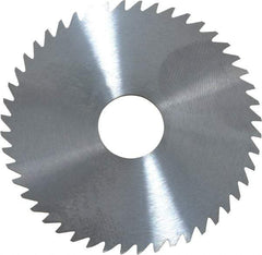 RobbJack - 2" Diam x 0.0468" Blade Thickness x 1/2" Arbor Hole Diam, 48 Tooth Slitting and Slotting Saw - Arbor Connection, Right Hand, Uncoated, Solid Carbide, Concave Ground - Industrial Tool & Supply