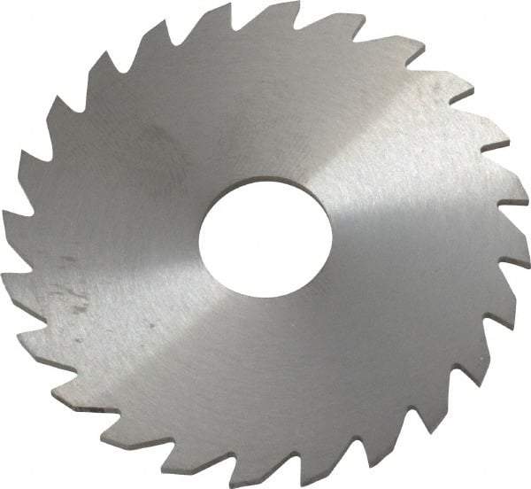 RobbJack - 2" Diam x 1/16" Blade Thickness x 1/2" Arbor Hole Diam, 24 Tooth Slitting and Slotting Saw - Arbor Connection, Right Hand, Uncoated, Solid Carbide, Concave Ground - Industrial Tool & Supply