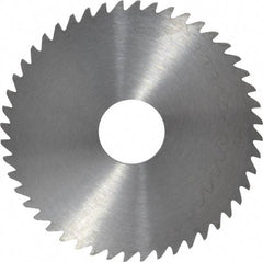 RobbJack - 2" Diam x 0.0781" Blade Thickness x 1/2" Arbor Hole Diam, 48 Tooth Slitting and Slotting Saw - Arbor Connection, Right Hand, Uncoated, Solid Carbide, Concave Ground - Industrial Tool & Supply