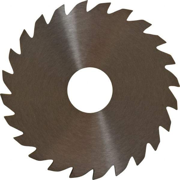 RobbJack - 2" Diam x 0.0937" Blade Thickness x 1/2" Arbor Hole Diam, 24 Tooth Slitting and Slotting Saw - Arbor Connection, Right Hand, Uncoated, Solid Carbide, Concave Ground - Industrial Tool & Supply