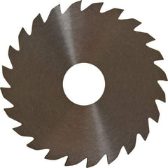RobbJack - 2" Diam x 0.0937" Blade Thickness x 1/2" Arbor Hole Diam, 24 Tooth Slitting and Slotting Saw - Arbor Connection, Right Hand, Uncoated, Solid Carbide, Concave Ground - Industrial Tool & Supply