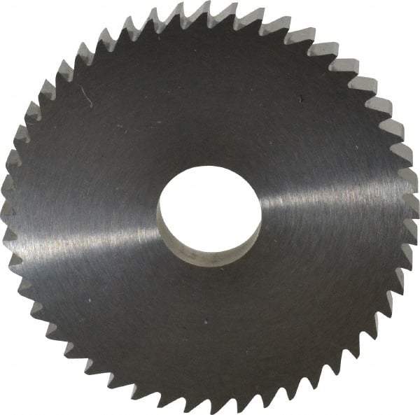 RobbJack - 2" Diam x 1/4" Blade Thickness x 1/2" Arbor Hole Diam, 48 Tooth Slitting and Slotting Saw - Arbor Connection, Right Hand, Uncoated, Solid Carbide, Concave Ground - Industrial Tool & Supply