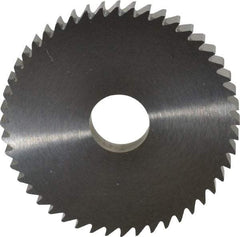 RobbJack - 2" Diam x 1/4" Blade Thickness x 1/2" Arbor Hole Diam, 48 Tooth Slitting and Slotting Saw - Arbor Connection, Right Hand, Uncoated, Solid Carbide, Concave Ground - Industrial Tool & Supply
