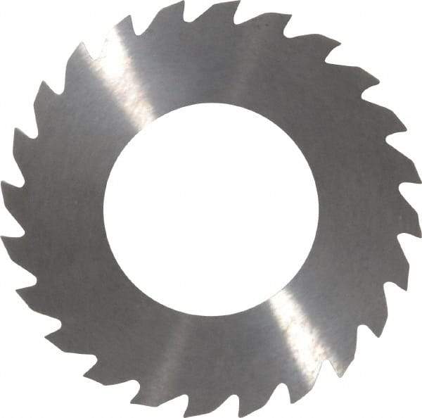 RobbJack - 2" Diam x 1/16" Blade Thickness x 1" Arbor Hole Diam, 24 Tooth Slitting and Slotting Saw - Arbor Connection, Right Hand, Uncoated, Solid Carbide, Concave Ground - Industrial Tool & Supply