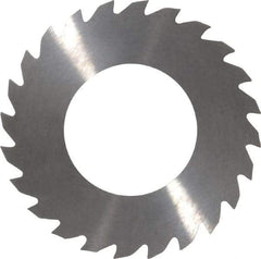 RobbJack - 2" Diam x 1/16" Blade Thickness x 1" Arbor Hole Diam, 24 Tooth Slitting and Slotting Saw - Arbor Connection, Right Hand, Uncoated, Solid Carbide, Concave Ground - Industrial Tool & Supply