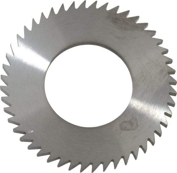 RobbJack - 2" Diam x 1/8" Blade Thickness x 1" Arbor Hole Diam, 48 Tooth Slitting and Slotting Saw - Arbor Connection, Right Hand, Uncoated, Solid Carbide, Concave Ground - Industrial Tool & Supply