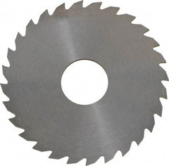 RobbJack - 2-1/4" Diam x 0.0781" Blade Thickness x 5/8" Arbor Hole Diam, 28 Tooth Slitting and Slotting Saw - Arbor Connection, Right Hand, Uncoated, Solid Carbide, Concave Ground - Industrial Tool & Supply