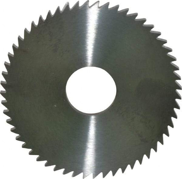 RobbJack - 2-1/4" Diam x 1/8" Blade Thickness x 5/8" Arbor Hole Diam, 56 Tooth Slitting and Slotting Saw - Arbor Connection, Right Hand, Uncoated, Solid Carbide, Concave Ground - Industrial Tool & Supply