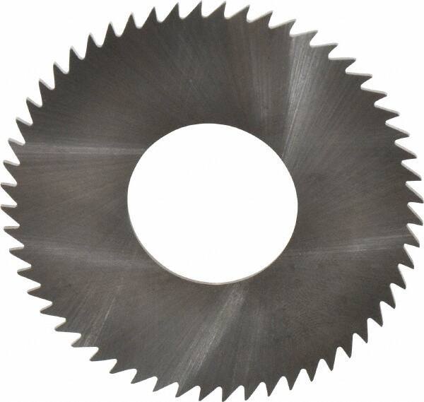 RobbJack - 2-1/2" Diam x 0.0468" Blade Thickness x 1" Arbor Hole Diam, 56 Tooth Slitting and Slotting Saw - Arbor Connection, Right Hand, Uncoated, Solid Carbide, Concave Ground - Industrial Tool & Supply